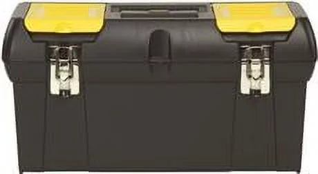 Stanley Series 2000 Metal Latch Tool Box With Tote Tray, 24 In. - Cheap Fitting