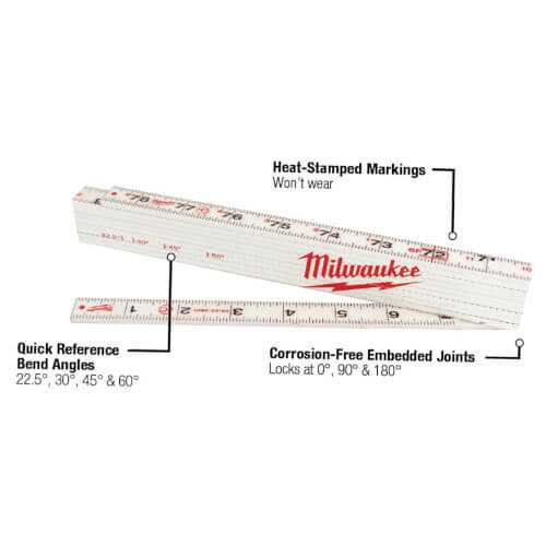 Milwaukee Composite Folding Rule 48-22-3801 - Cheap Fitting