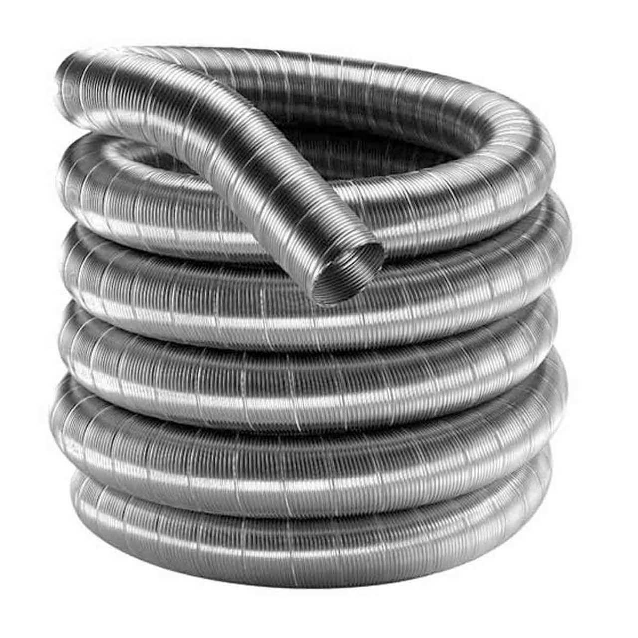 DuraVent 4DFA-35 Duraflex 4 x 35′ Aluminum Chimney Liner - Cheap Fitting