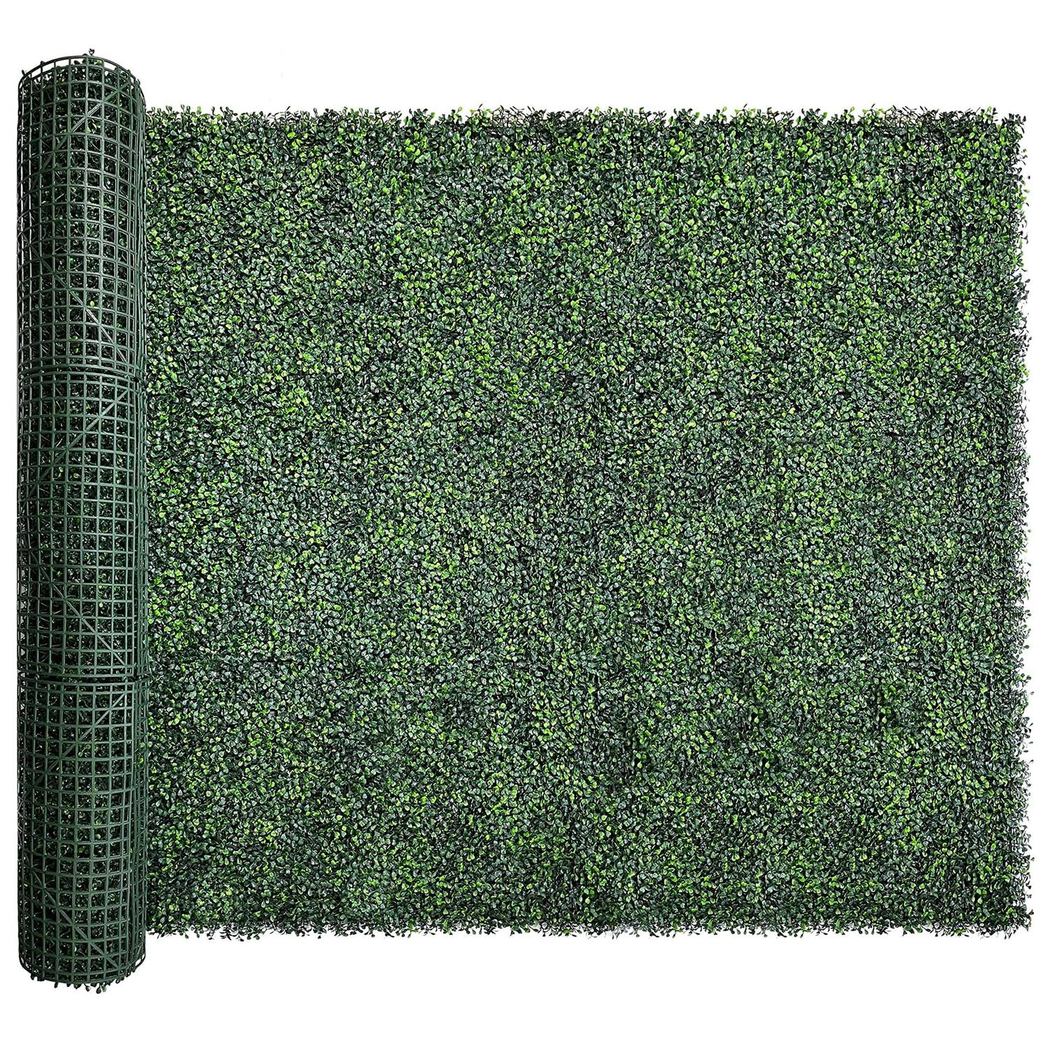 Bybeton Artificial Ivy Privacy Fence Screen Uv-Anti Leaves Grass Wall Patio Balcony - Cheap Fitting