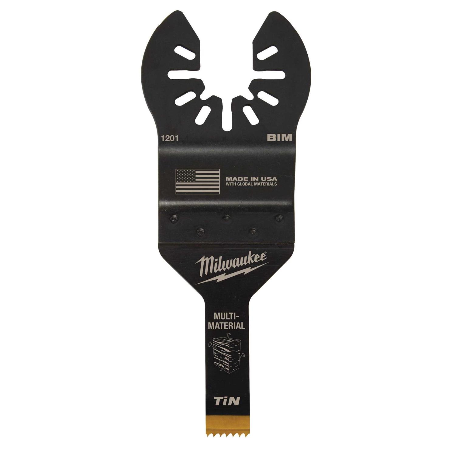 Milwaukee OPEN-LOK Titanium Enhanced Bi-Metal Multi-Material Oscillating Blade 49-25-1201 - Cheap Fitting