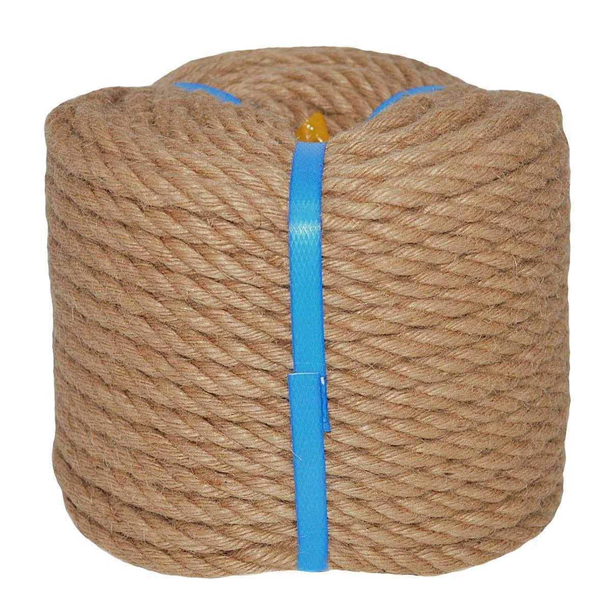 Natural Jute Rope Hemp Rope Strong Jute Twine for Crafts Gardening Hammock Decorating	Natural Jute Rope Hemp Rope Strong Jute Twine for Crafts Gardening Hammock Decorating - Cheap Fitting