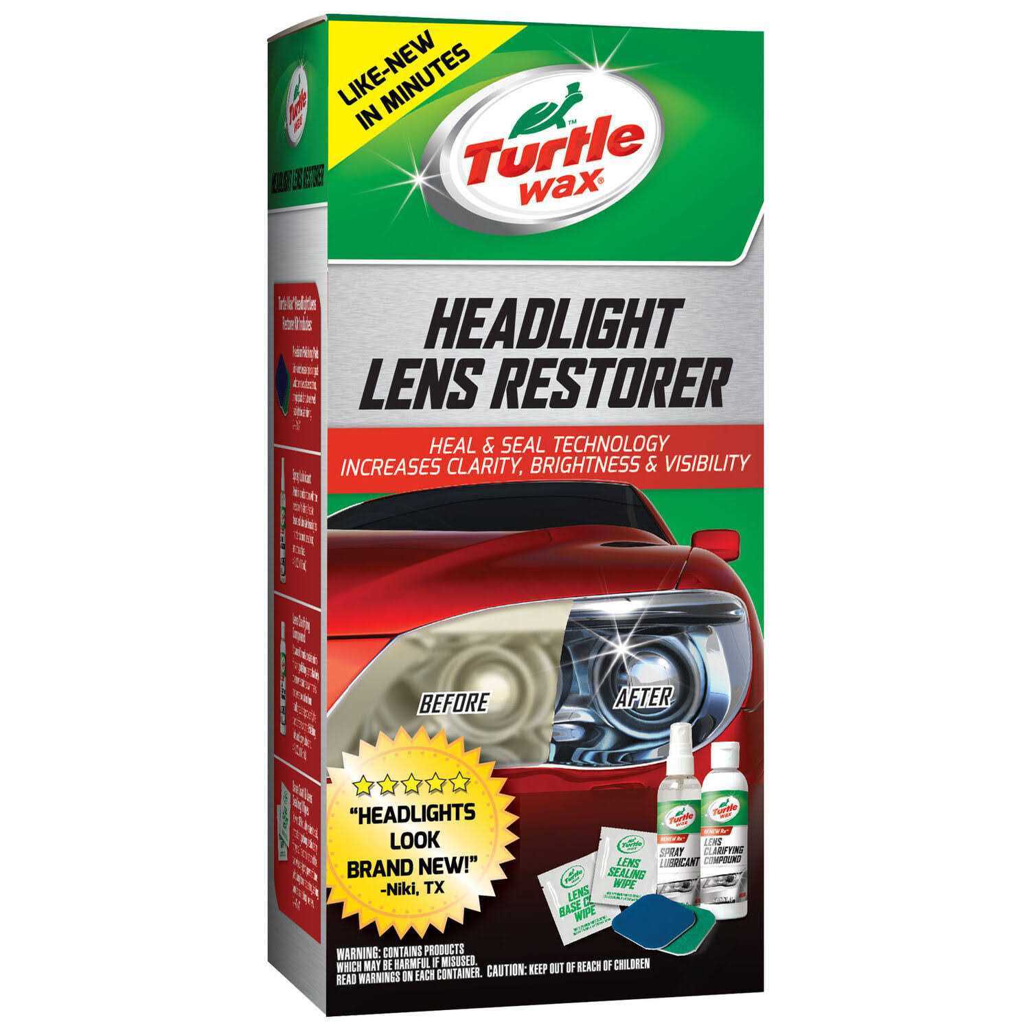 Turtle Wax Headlight Lens Restorer Kit - Cheap Fitting