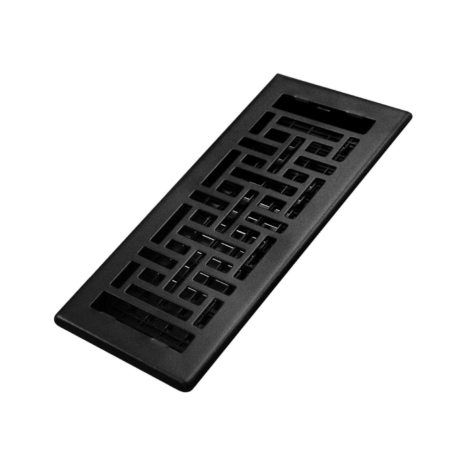 Decor Grates AJH410-BLK Oriental Floor Register - Cheap Fitting