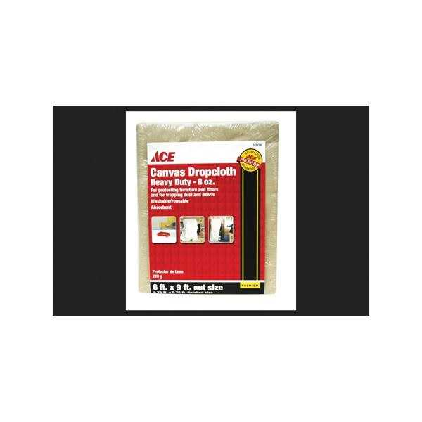 Ace 6 ft. W X 9 ft. L 8 oz Canvas Drop Cloth 1 pk - Cheap Fitting