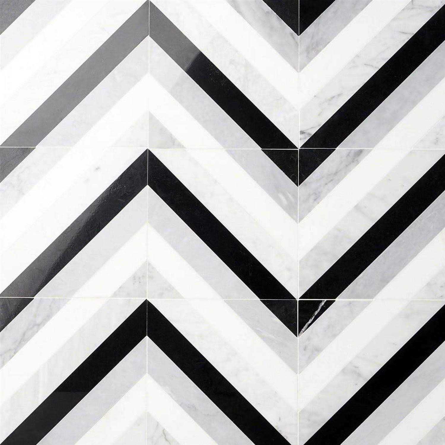 Ivy Hill Tile Chelsea 8 in. x 8 in. Polished Marble Mosaic Tile - Cheap Fitting