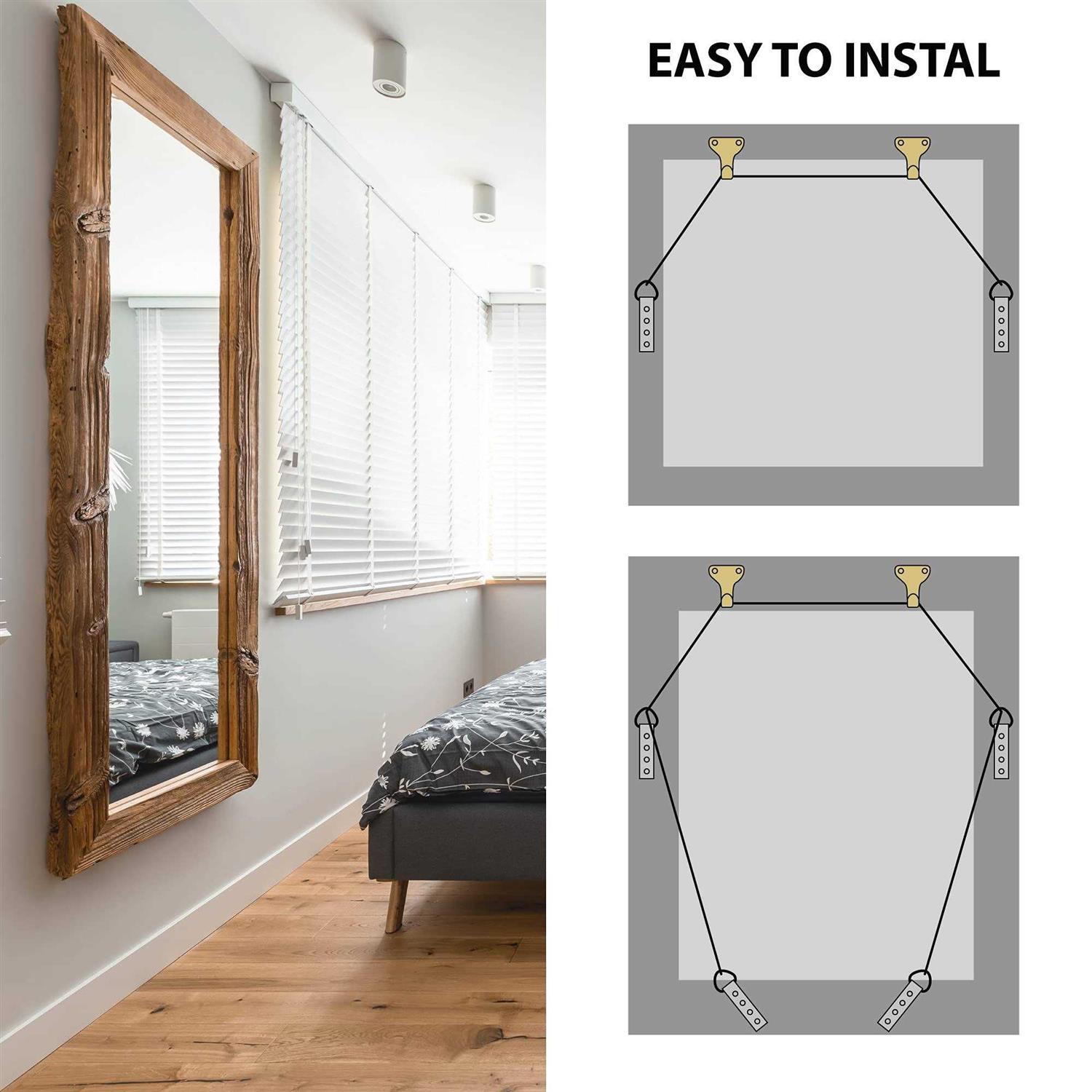 Heavy Duty Picture Wire Hanging Kit D-Ring Screws Hanging Hooks,Level. Supports up to 110 lbs 50+ Feet Stainless Steel Wire Hanger - Cheap Fitting