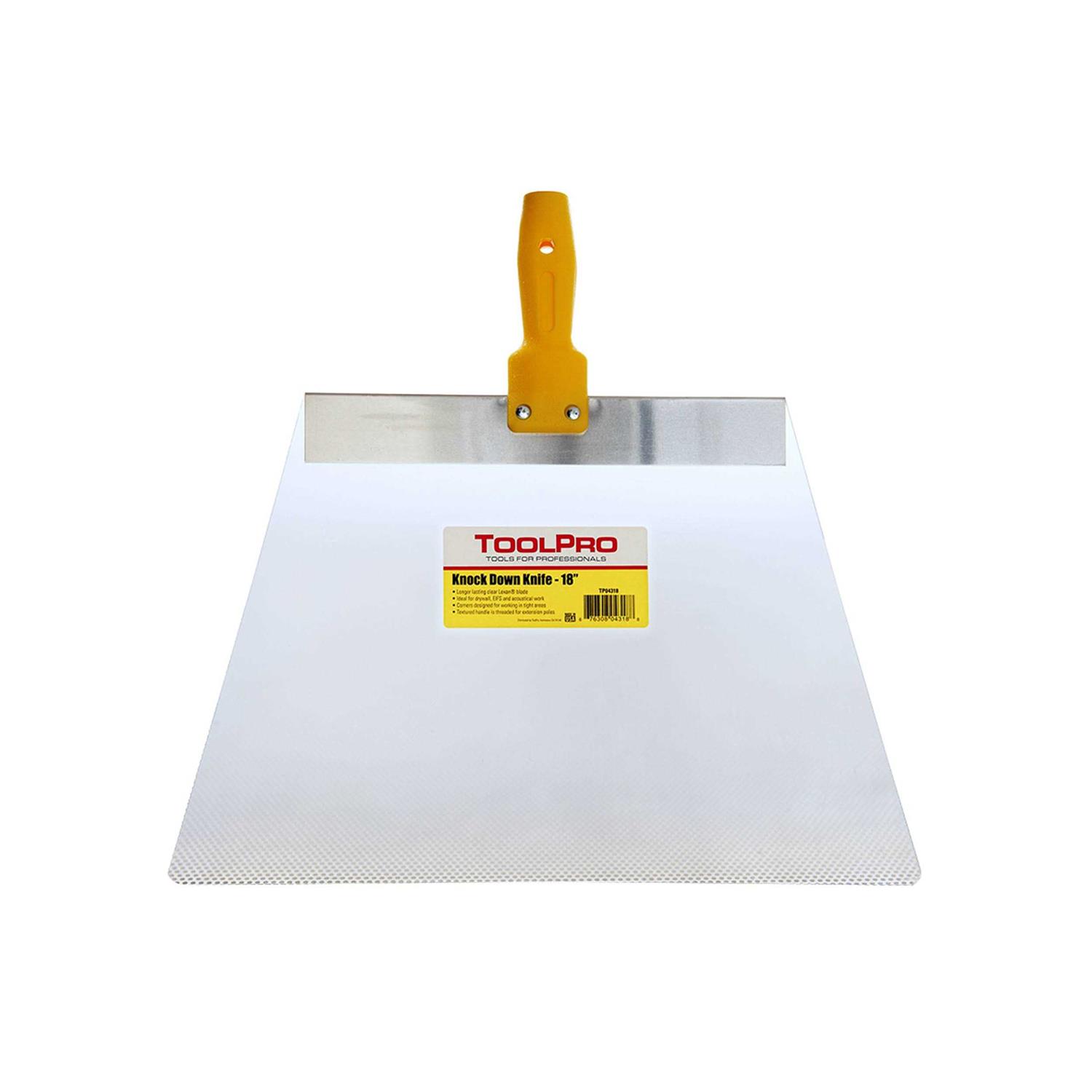 ToolPro Pan and Tape Holder clear Blade 18-in Blade W x 1.5-in L Knockdown Knife - Cheap Fitting