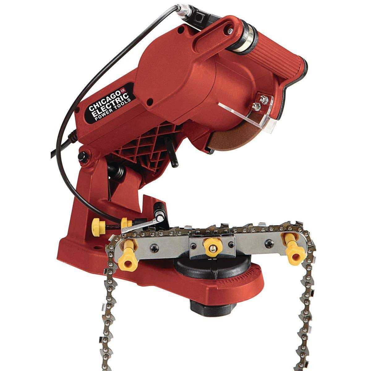 Electric Chain Saw Sharpener Wall, Bench or Vise Mount - Cheap Fitting