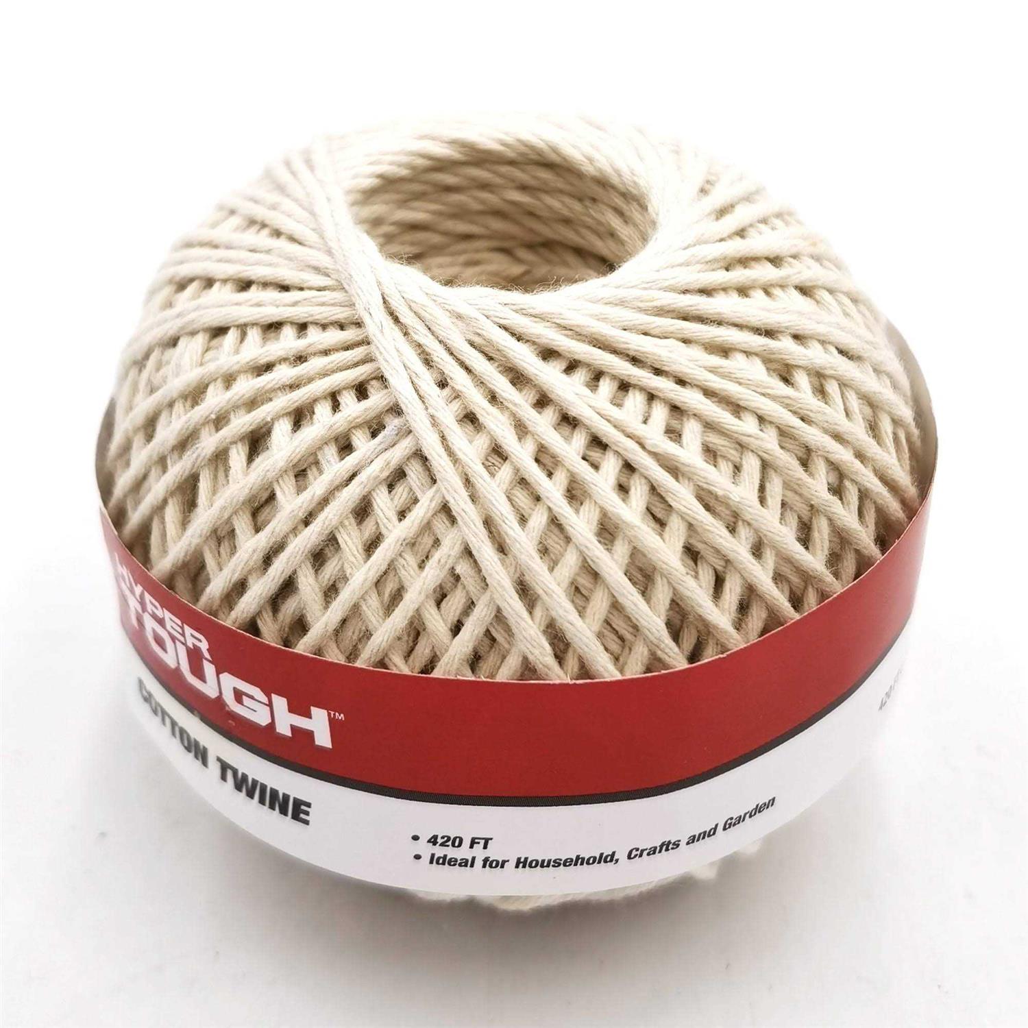 Hyper Tough 420 feet Cotton Household Twine Natural - Cheap Fitting
