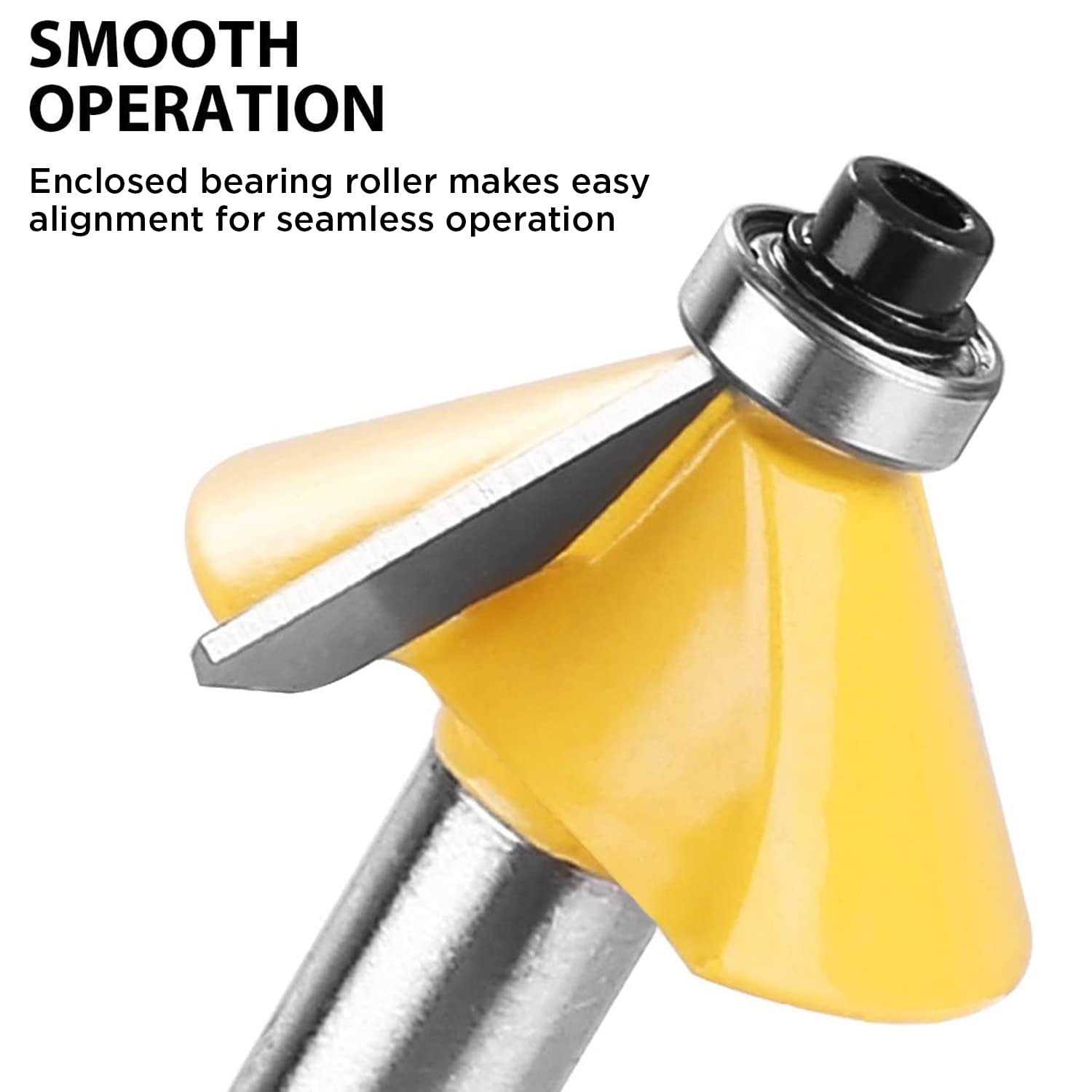 Kowood Router Bits Sets of 35b Pieces 14 Inch T Shape Wood Milling Cu - Cheap Fitting