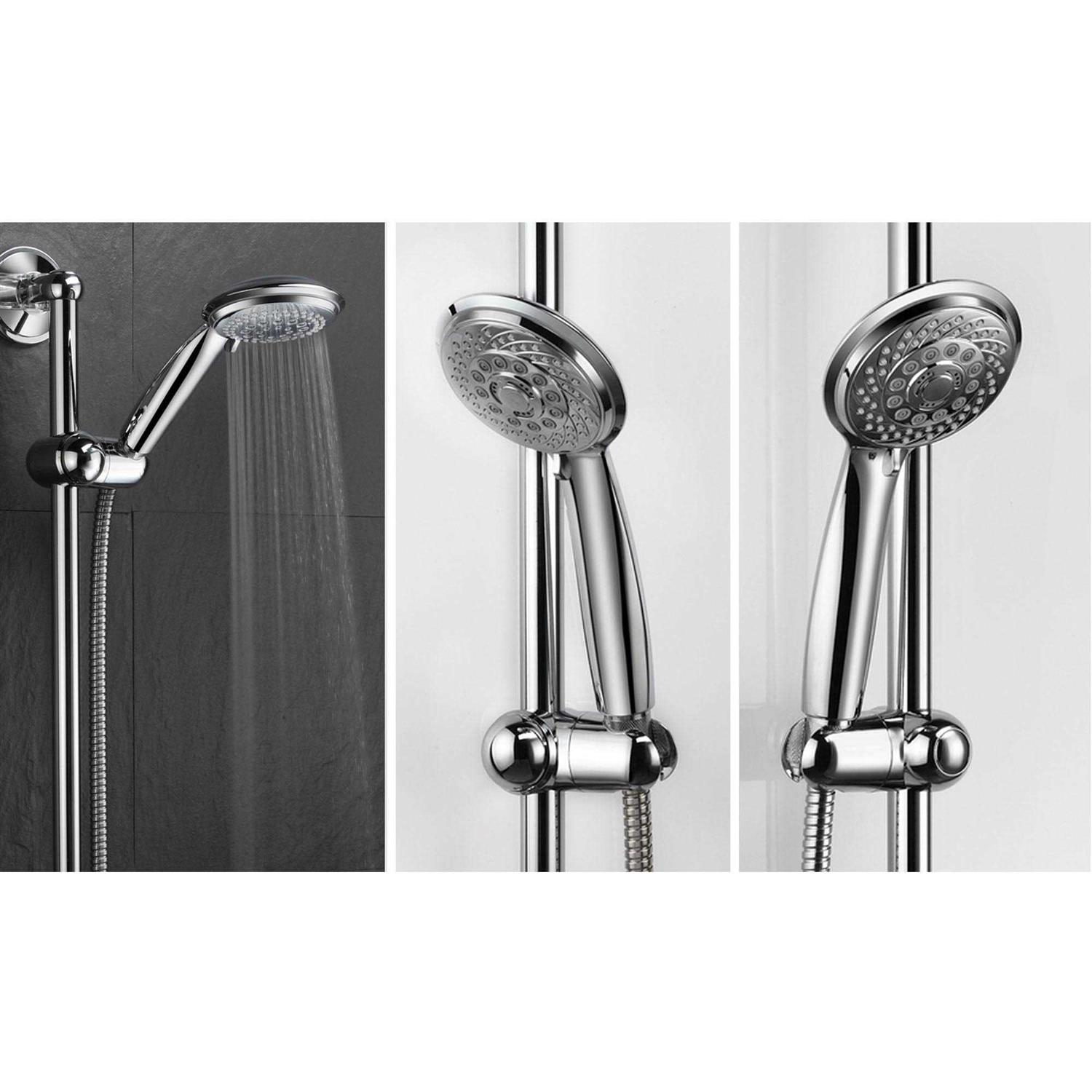 Hotelspa Insta mount Stainless Steel Height/Angle Adjustable Shower Slide Bar - Cheap Fitting