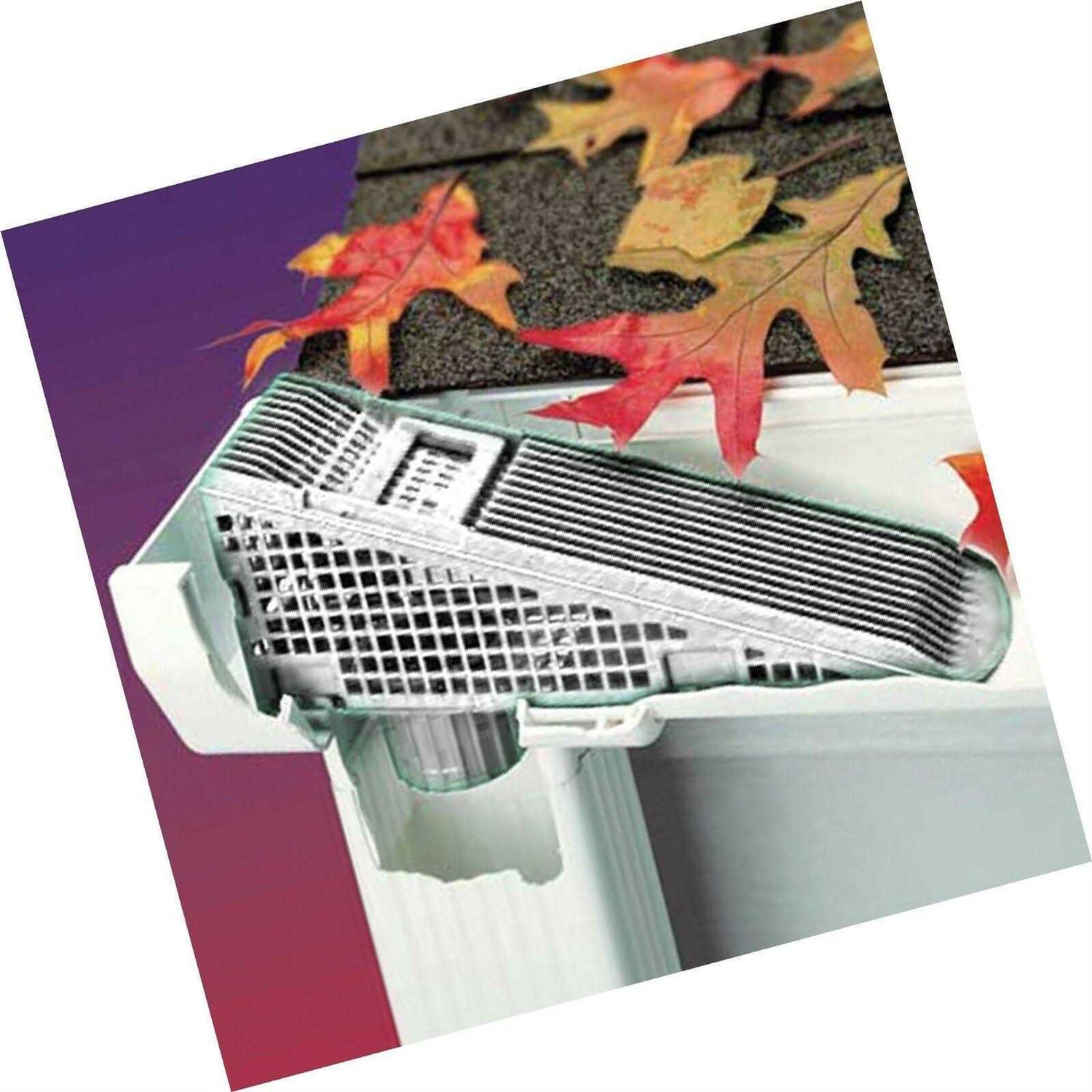 The Wedge The Gutter Guard Wedge Eliminates Downspout Pipe Clogs From Leaves and Debris - Cheap Fitting