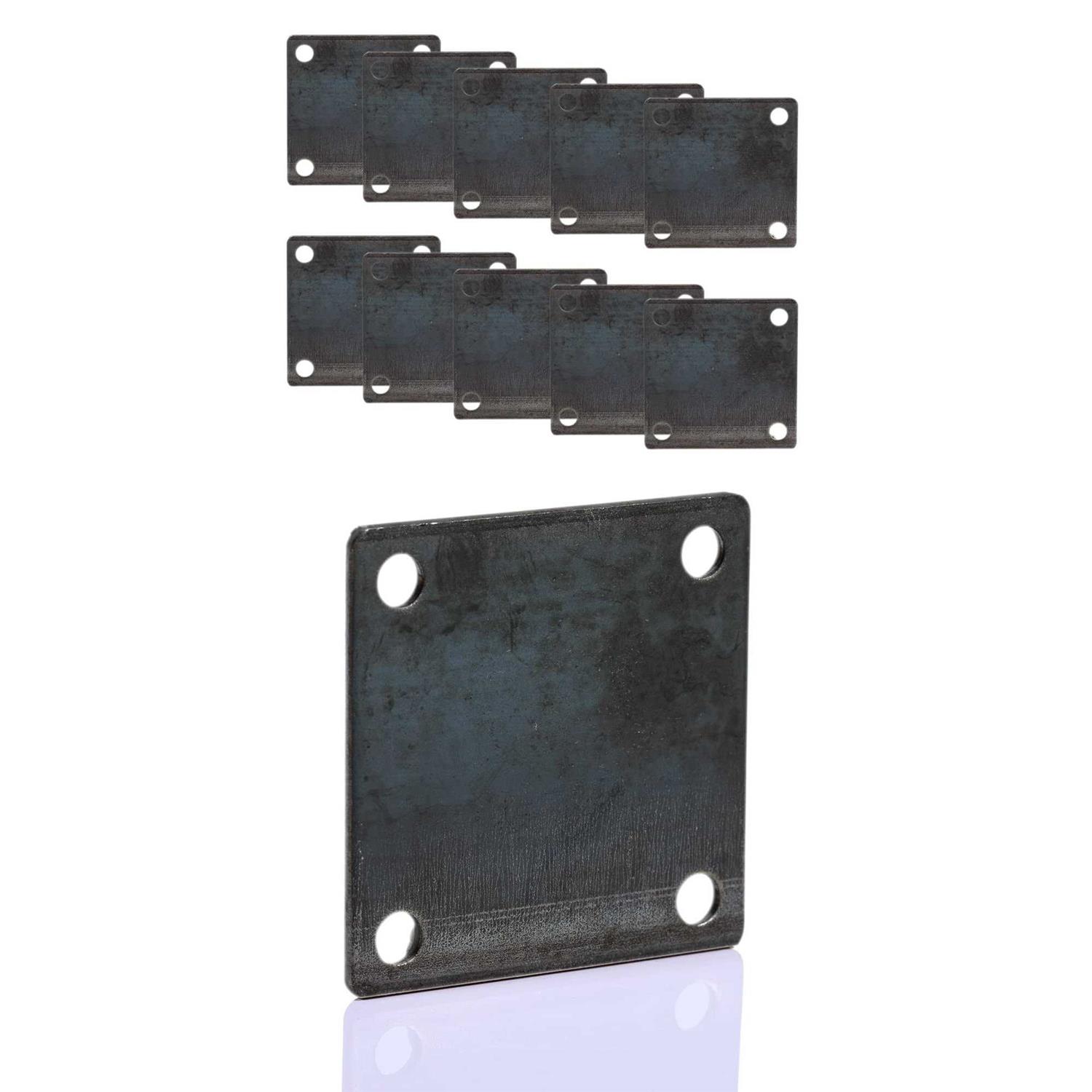 Bobco Metals 4”X4” A36 Steel Plate High-Quality Steel Plate Base for Structure Support - Cheap Fitting