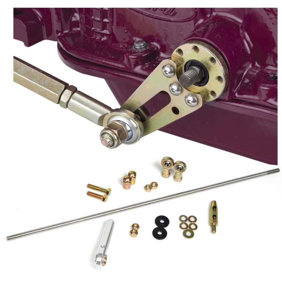 LAWETA Upgraded ACA-1800 Adjustable Column Shift Linkage Kit 21” Compatible With GM 200-TH200 350-TH350 400-TH400 4L60E 4L80E TH350 TH400 700-R4 - Cheap Fitting