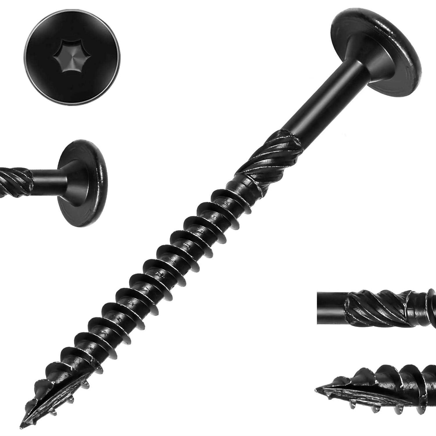 FMhotu Heavy-Duty Outdoor Deck Screws Star Drive Wood Screws - Cheap Fitting