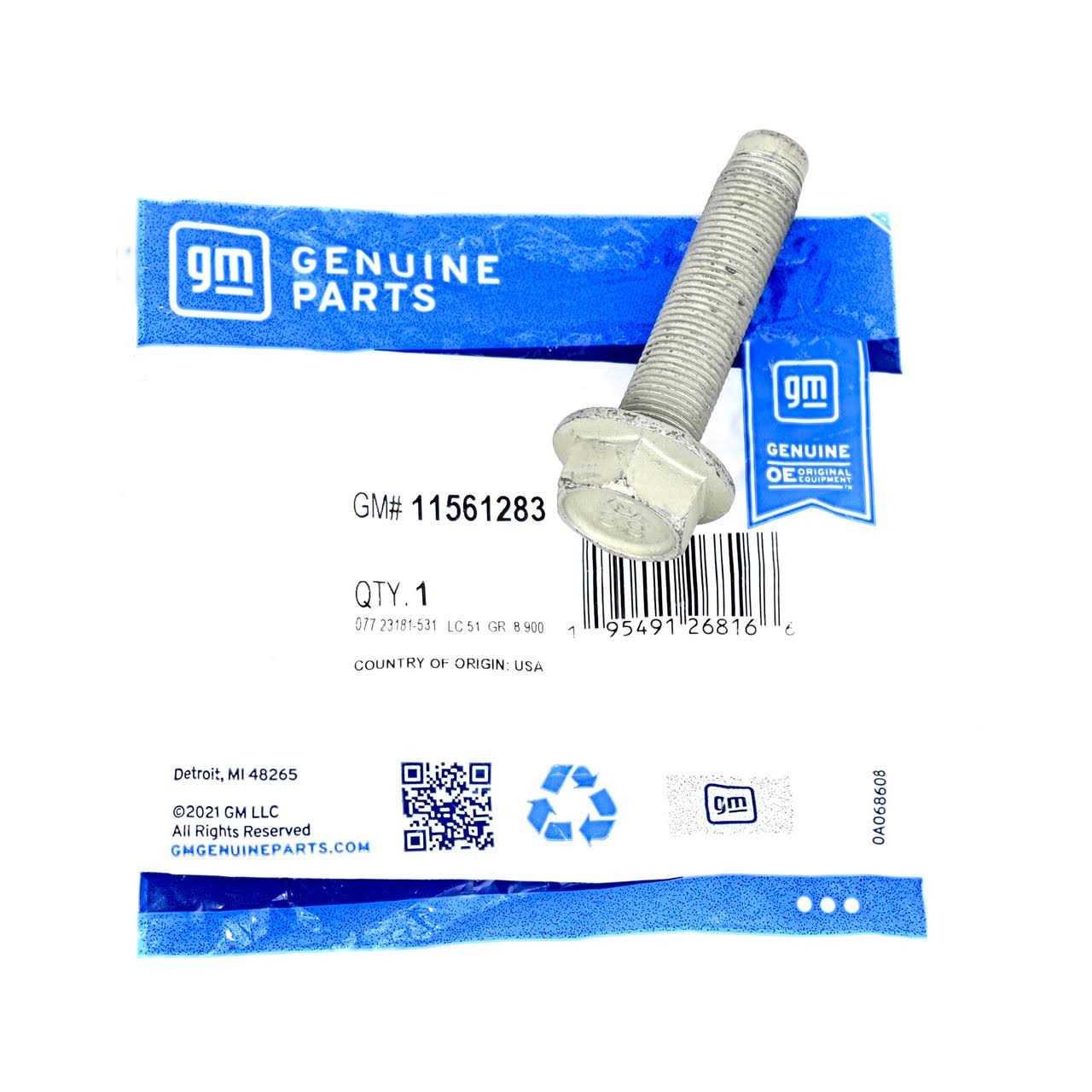 Genuine Gm Cam Bolt 11561283 for Single Bolt Ls Camshafts - Cheap Fitting