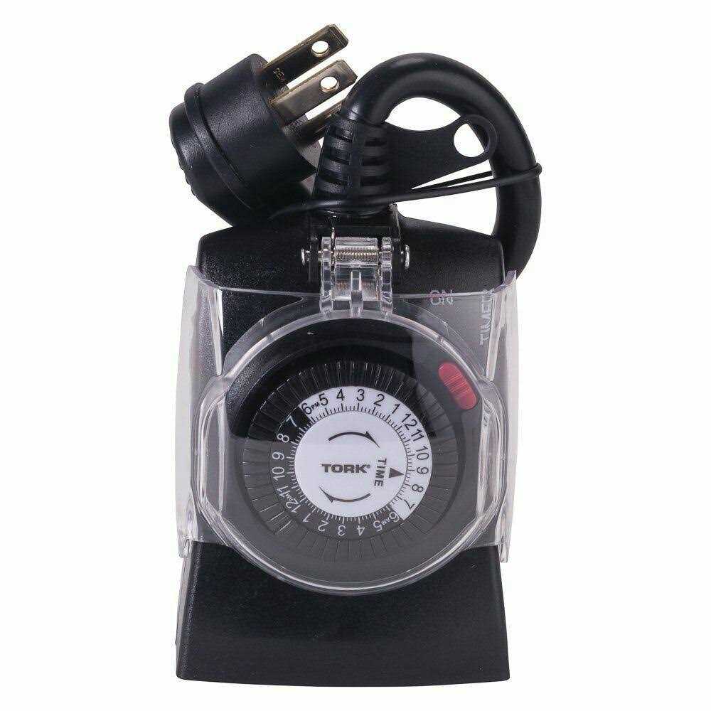Tork 602B Mechanical Outdoor Plug-In Timer - Cheap Fitting