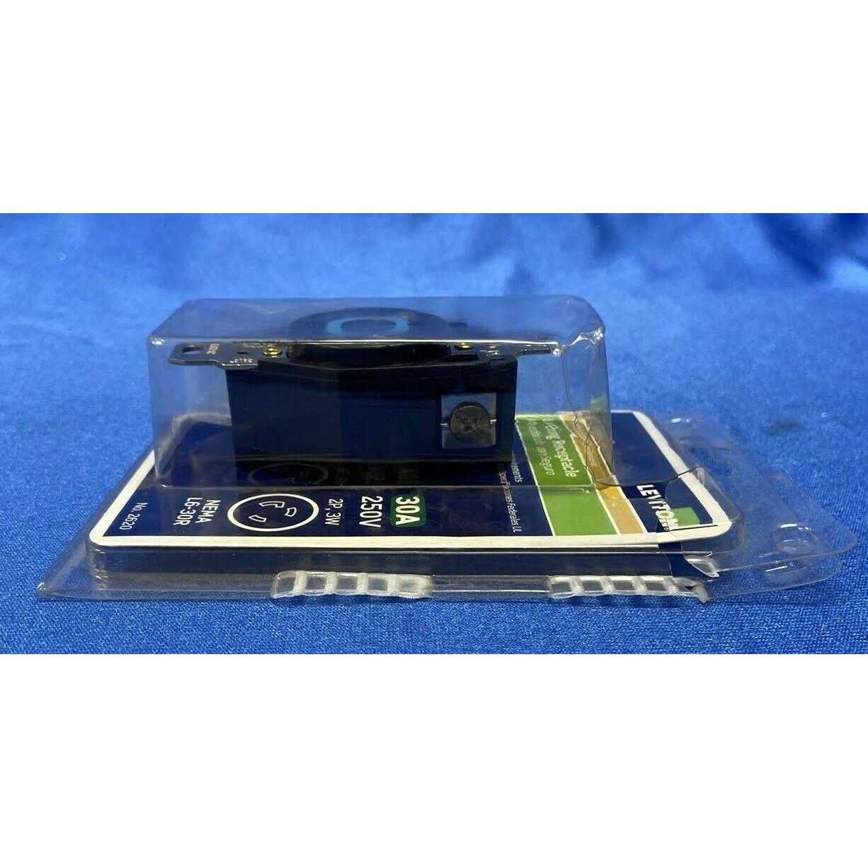 Leviton 30 Amp 250-Volt 3-Wire Locking Single Outlet - Cheap Fitting