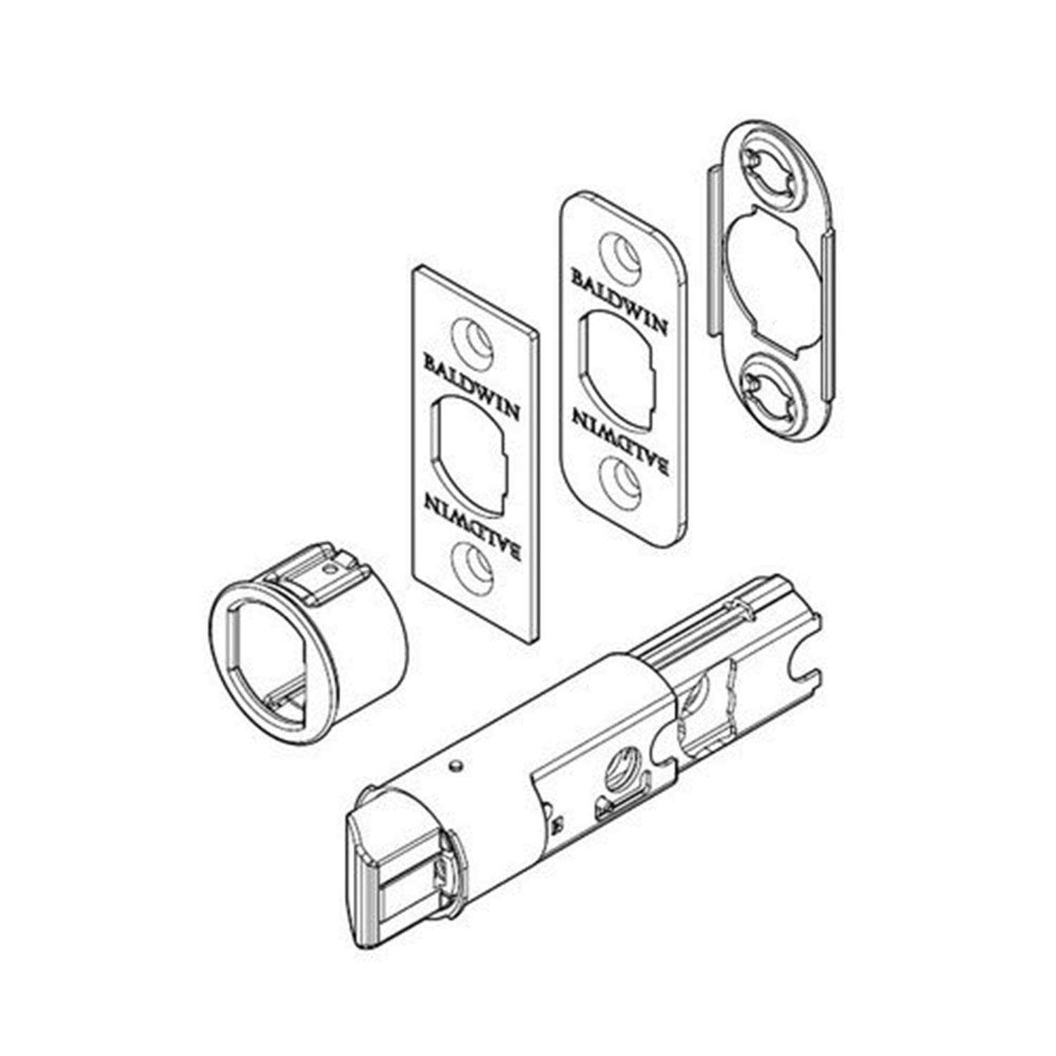 Baldwin Reserve 6 Way Adjustable Springlatch 8BR0305007 - Cheap Fitting