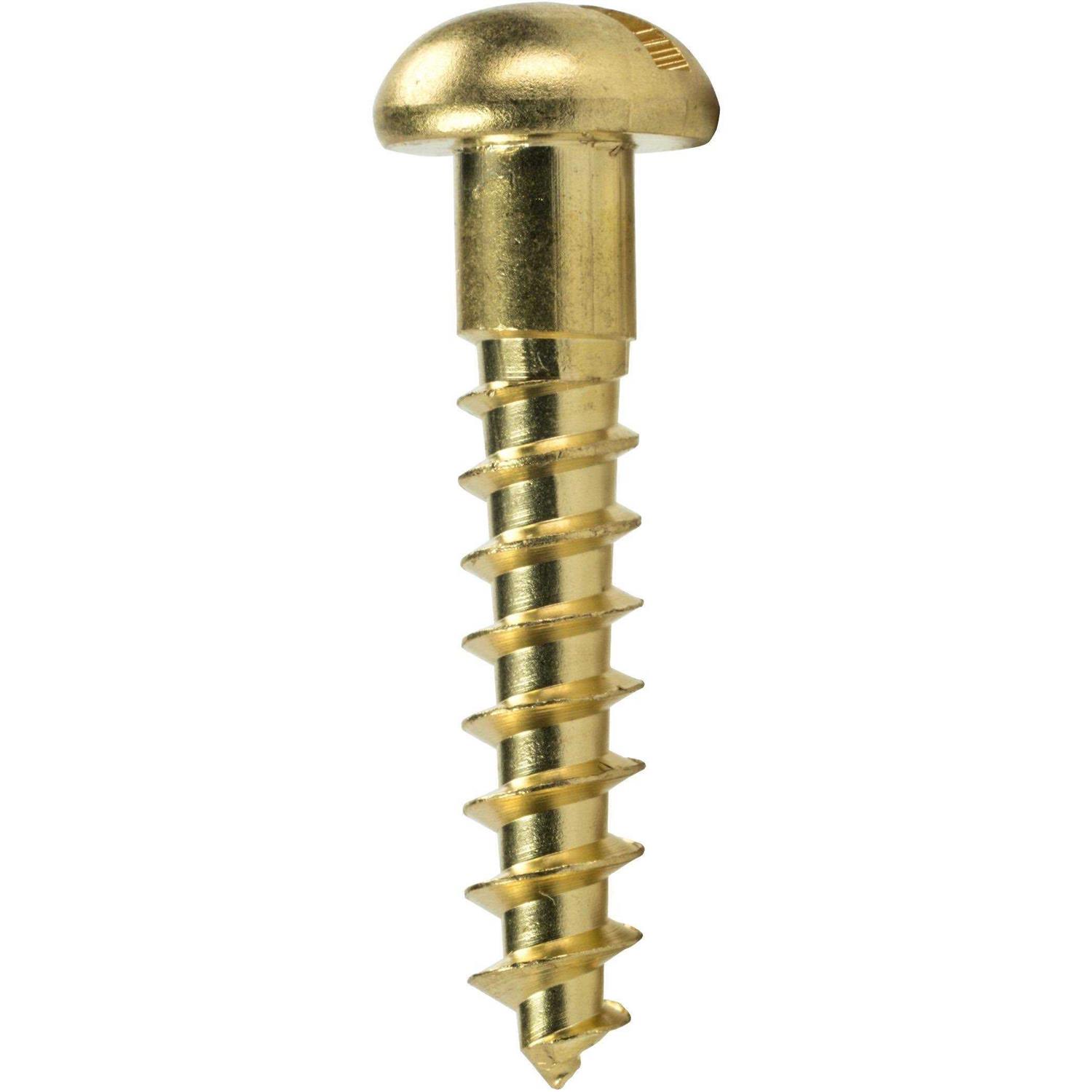 #8 x Round Head Wood Screws - Cheap Fitting