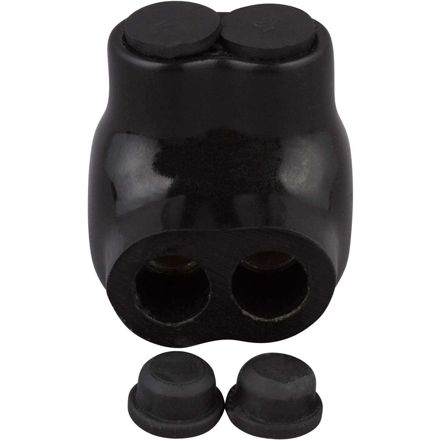 Morris Black Insulated 2-Conductor Dual Entry Splice - Cheap Fitting