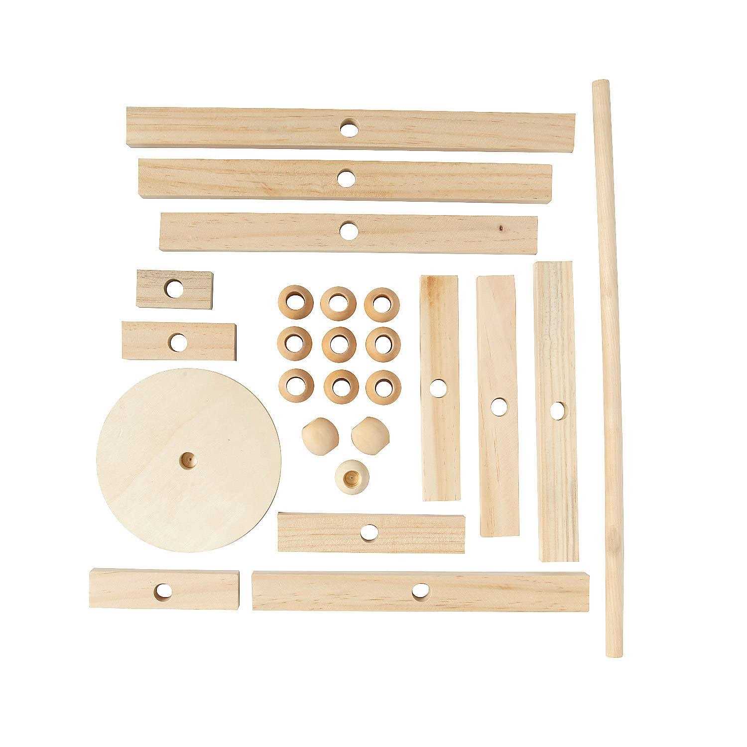 DIY Unfinished Wooden Dowel Tree - Cheap Fitting