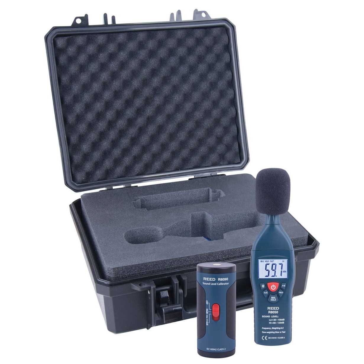 Reed Instruments R8050-Kit Sound Level Meter and Calibrator - Cheap Fitting