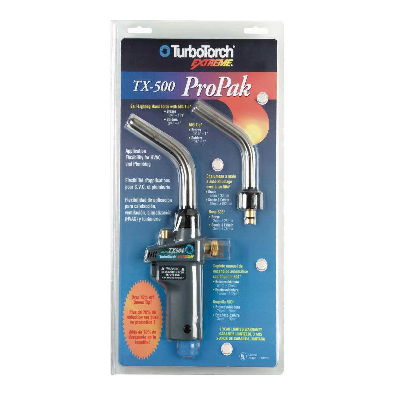 TurboTorch Torch Kit TX500 0386-1299 - Cheap Fitting