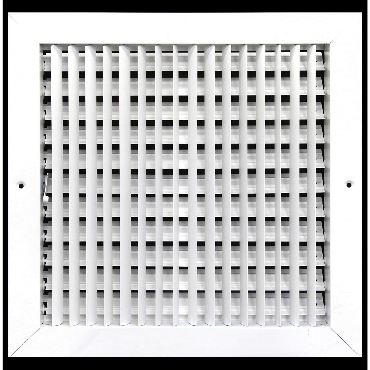 HVAC Premium Adjustable Air Supply Diffuser HVAC Vent Cover Sidewall or Ceiling - Cheap Fitting