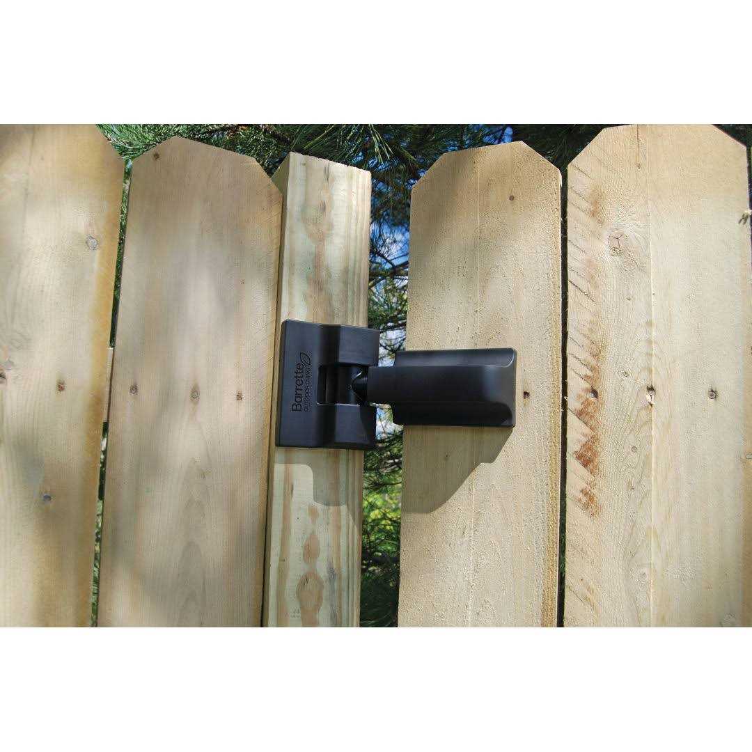 Barrette Outdoor Living Modern Kit 73014301 Black Heavy-Duty Wrap Hinge - Cheap Fitting