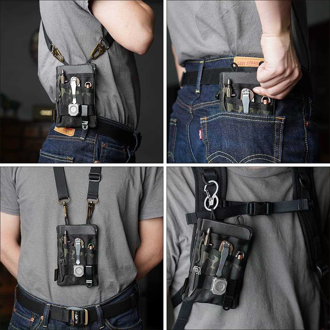 Viperade VE1 Pocket Organizer Tool Pocket Organizer for men Pocket Organizer Storage EDC Gears - Cheap Fitting