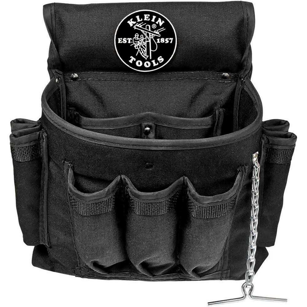 Klein Tools 5719 PowerLine Series 18-Pocket Electrician Tool Pouch - Cheap Fitting