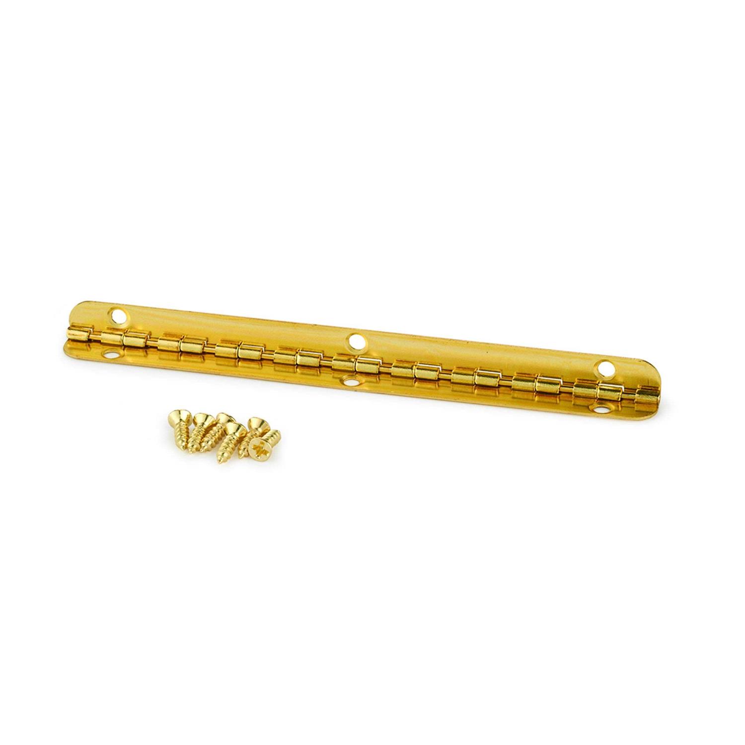 Highpoint Small Piano Hinge Brass Plated 96mm x 7mm - Cheap Fitting