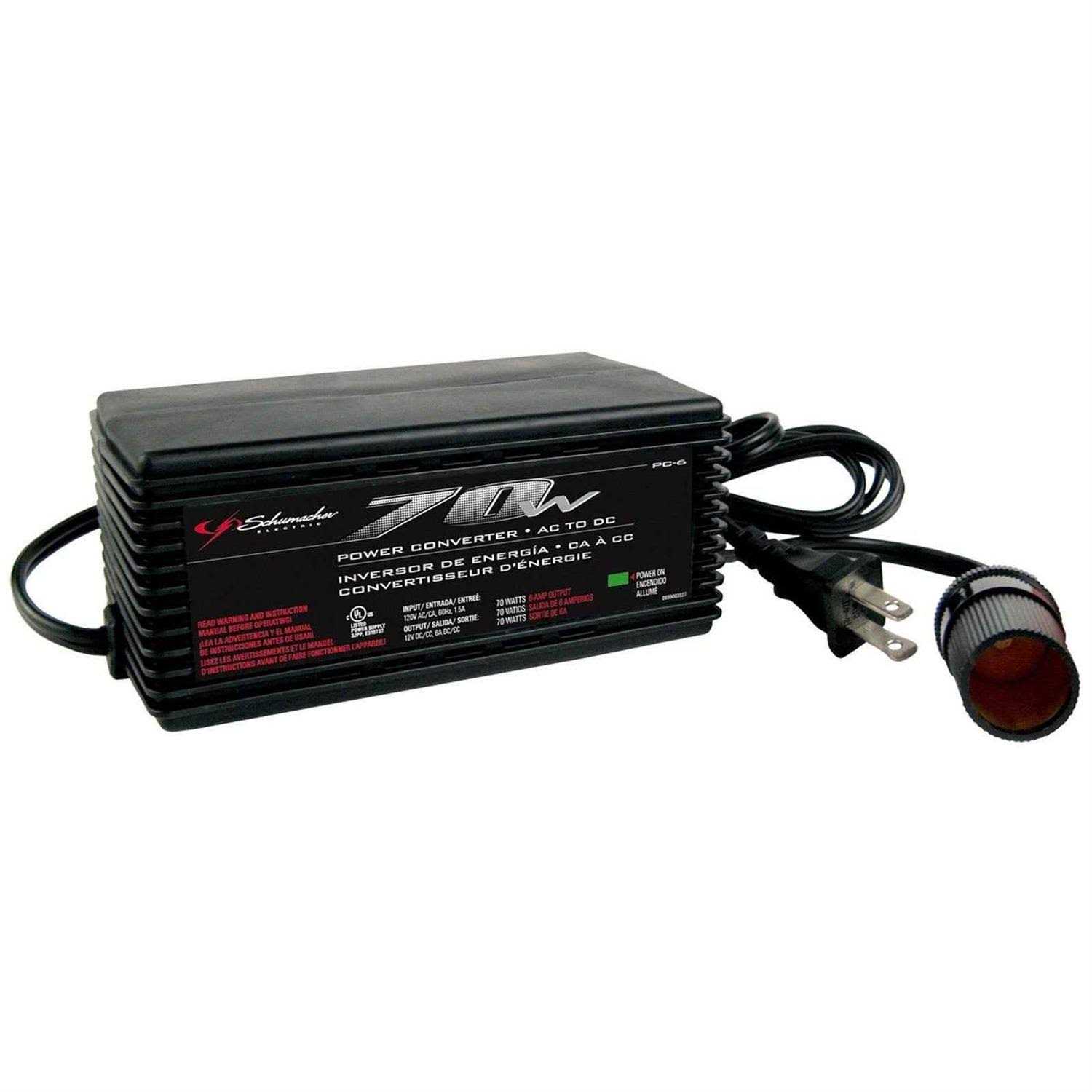 Schumacher AC to DC Power Converter - Cheap Fitting