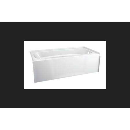 Delta Hycroft 18 in. H x 30 in. W x 60 in. L White Bathtub - Cheap Fitting