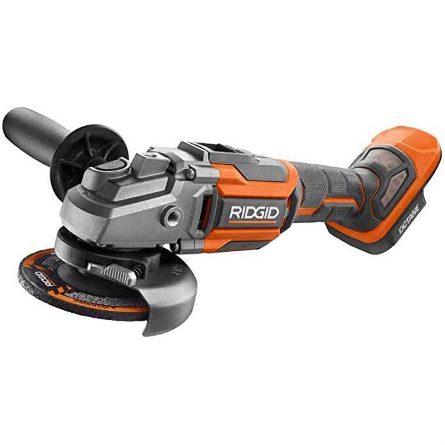 Ridgid 18-Volt Octane Cordless Brushless 4-1/2 in. Angle Grinder - Cheap Fitting