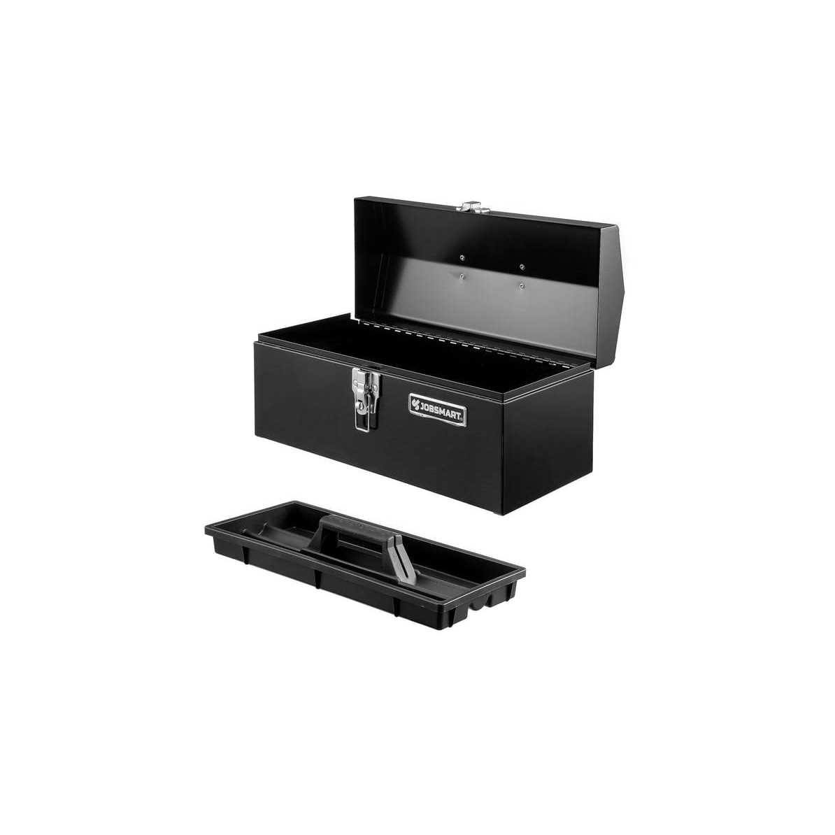 JobSmart 16 in. x 7 in. Steel Hip Roof Tool Box 1363161 - Cheap Fitting