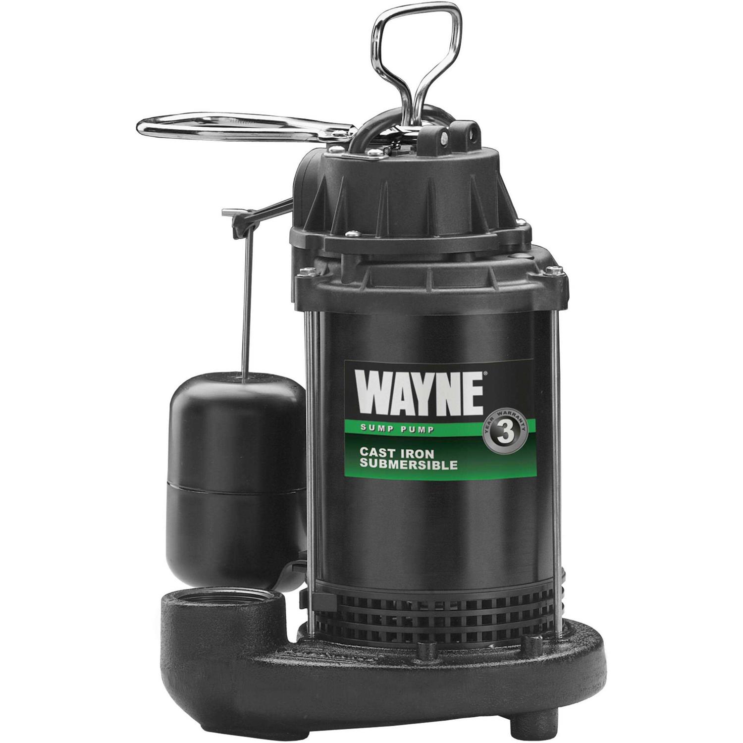 Wayne CDU800 1/2 HP Submersible Cast Iron Sump Pump - Cheap Fitting