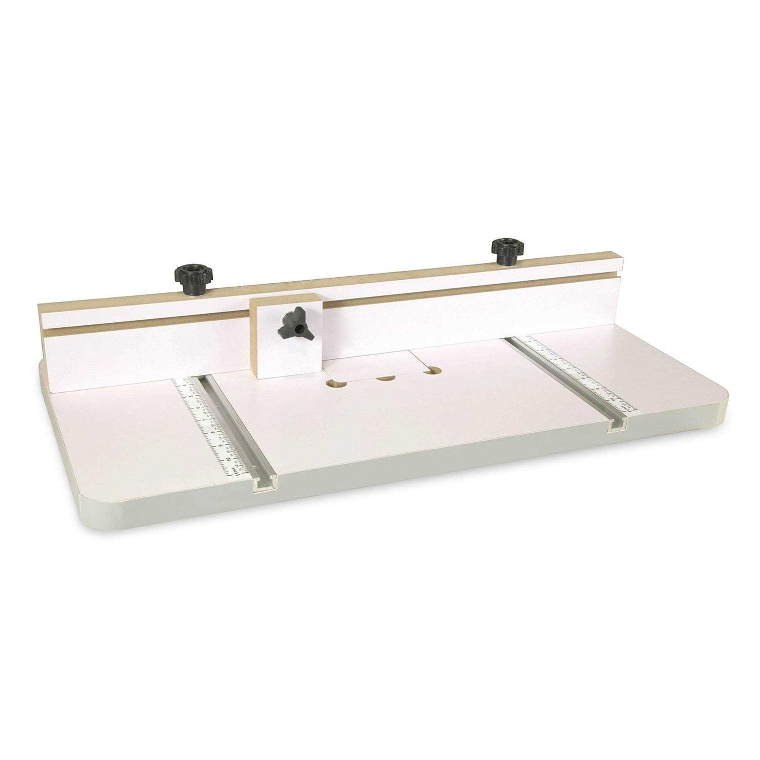 WEN DPA2412T 24 in. x 12 in. Drill Press Table with an Adjustable Fence and Stop Block - Cheap Fitting