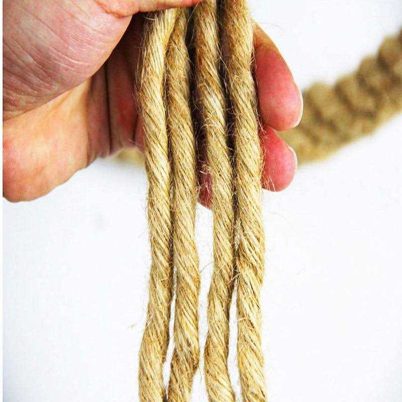 YUZENET Twisted Manila Rope Jute Rope Natural Thick Hemp Rope for Docks - Cheap Fitting