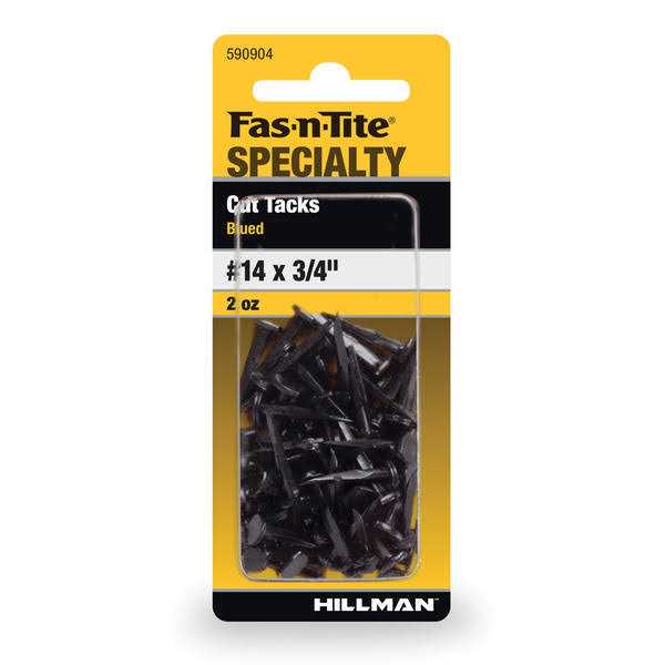 Hillman Fas-n-Tite Blued Finish Cut Tacks - Cheap Fitting