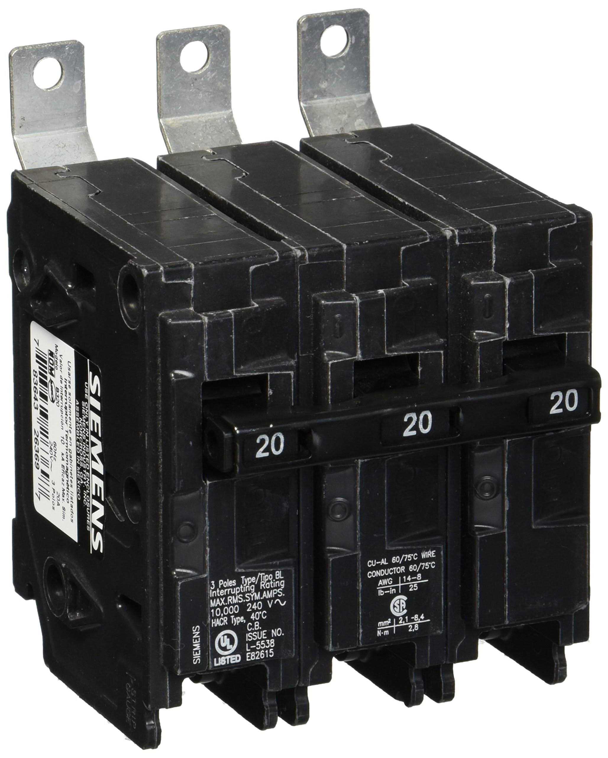 Siemens B320 Circuit Breaker - Cheap Fitting