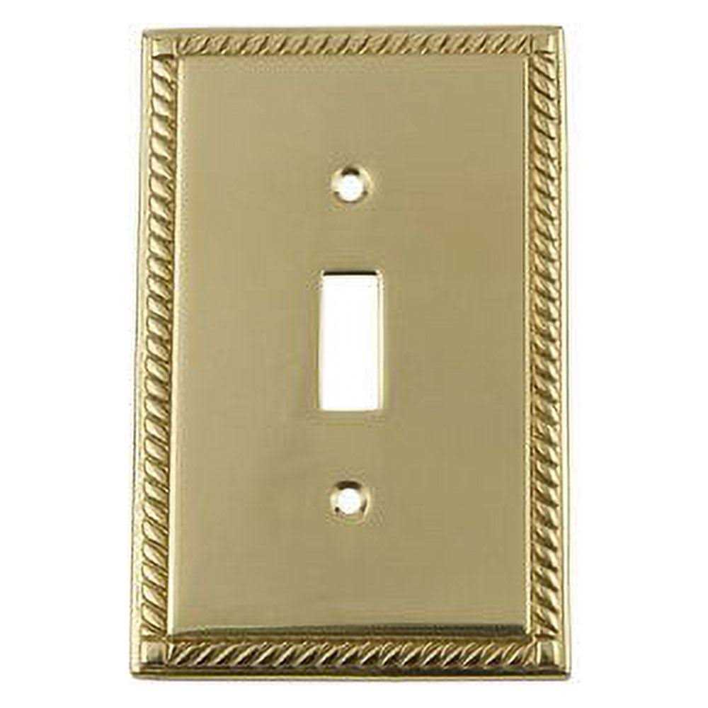 Nostalgic Warehouse Rope Single Toggle Switch Plate - Cheap Fitting