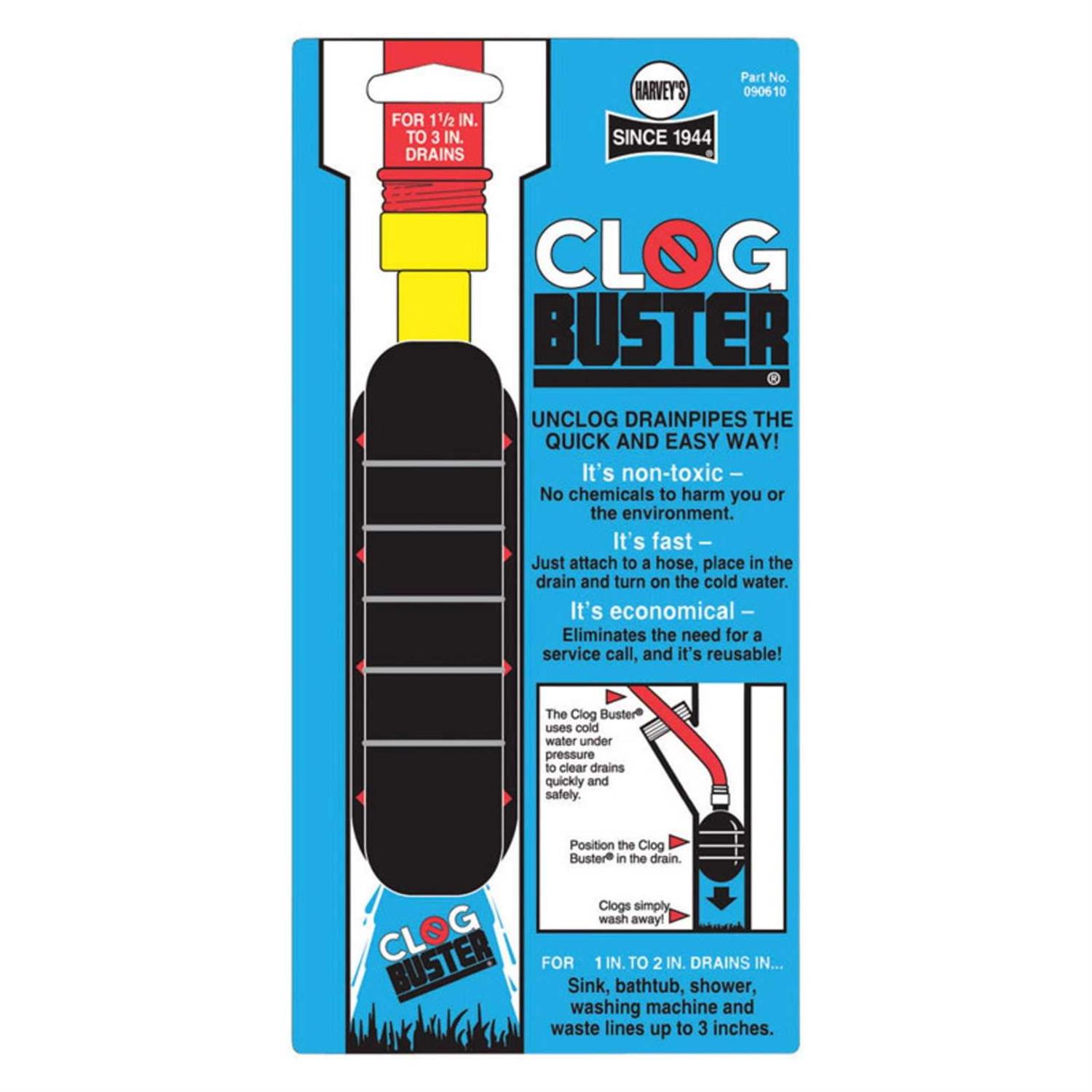 Harvey’s Drain Unclogger Clogbuster 090610 - Cheap Fitting