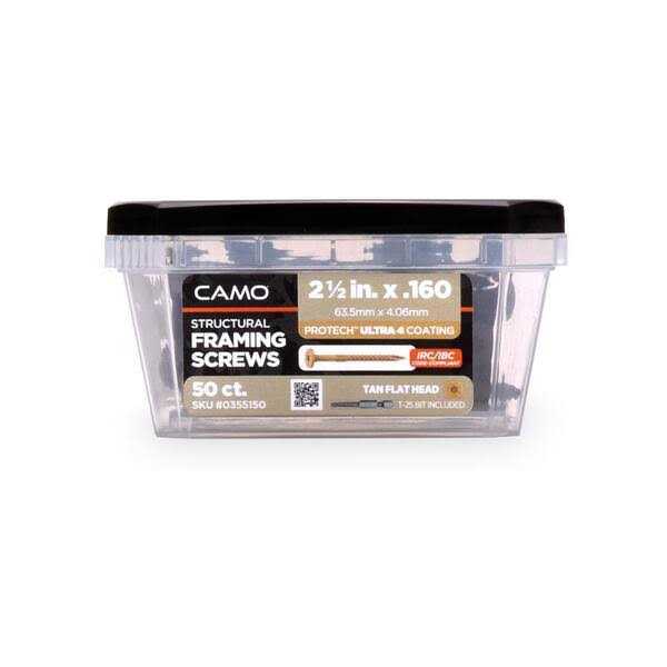 Camo Framing Screw 0.16 in Thread - Cheap Fitting