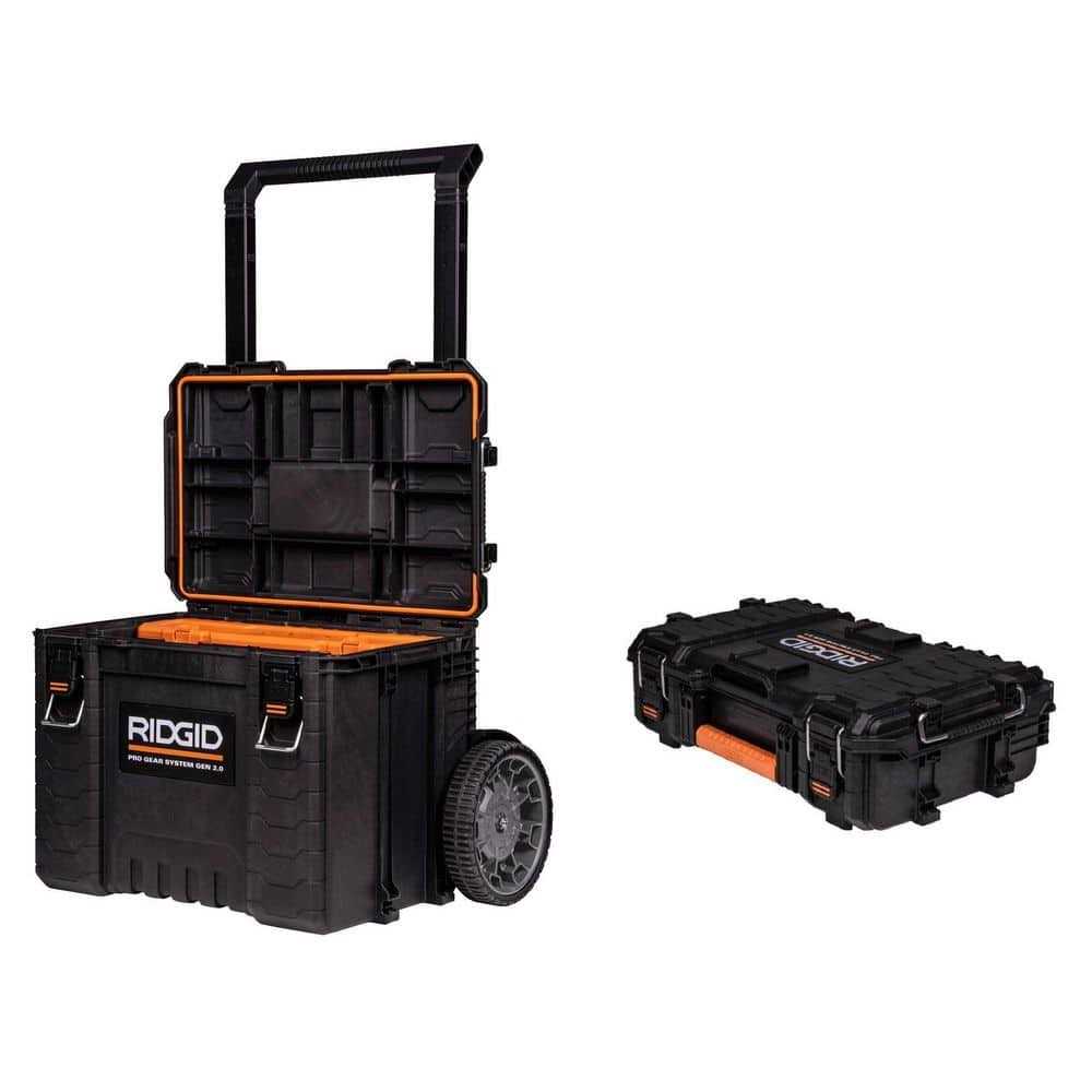 RIDGID 2.0 Pro Gear System 25 in. Rolling Tool Box and Tool Case - Cheap Fitting