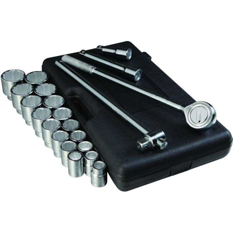 Pittsburgh 20 Piece Jumbo Socket Set - Cheap Fitting