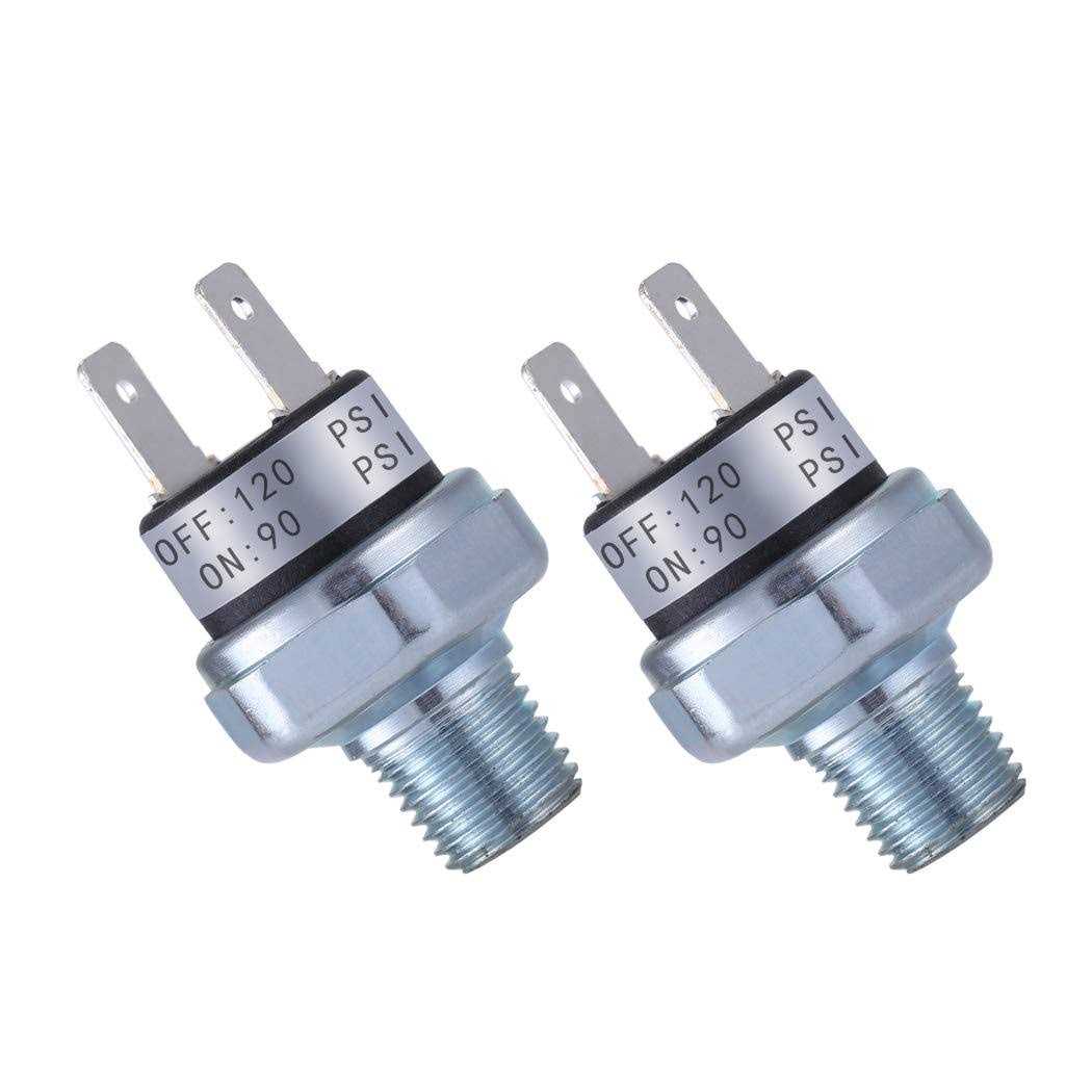 Air Pressure Switch 90-120 PSI Pressure Switch 1/4-18 NPT DC 24V 12V Pressure Switch Air Compressor Pressure Switch 90PSI Pressure Switch 120PSI - Cheap Fitting