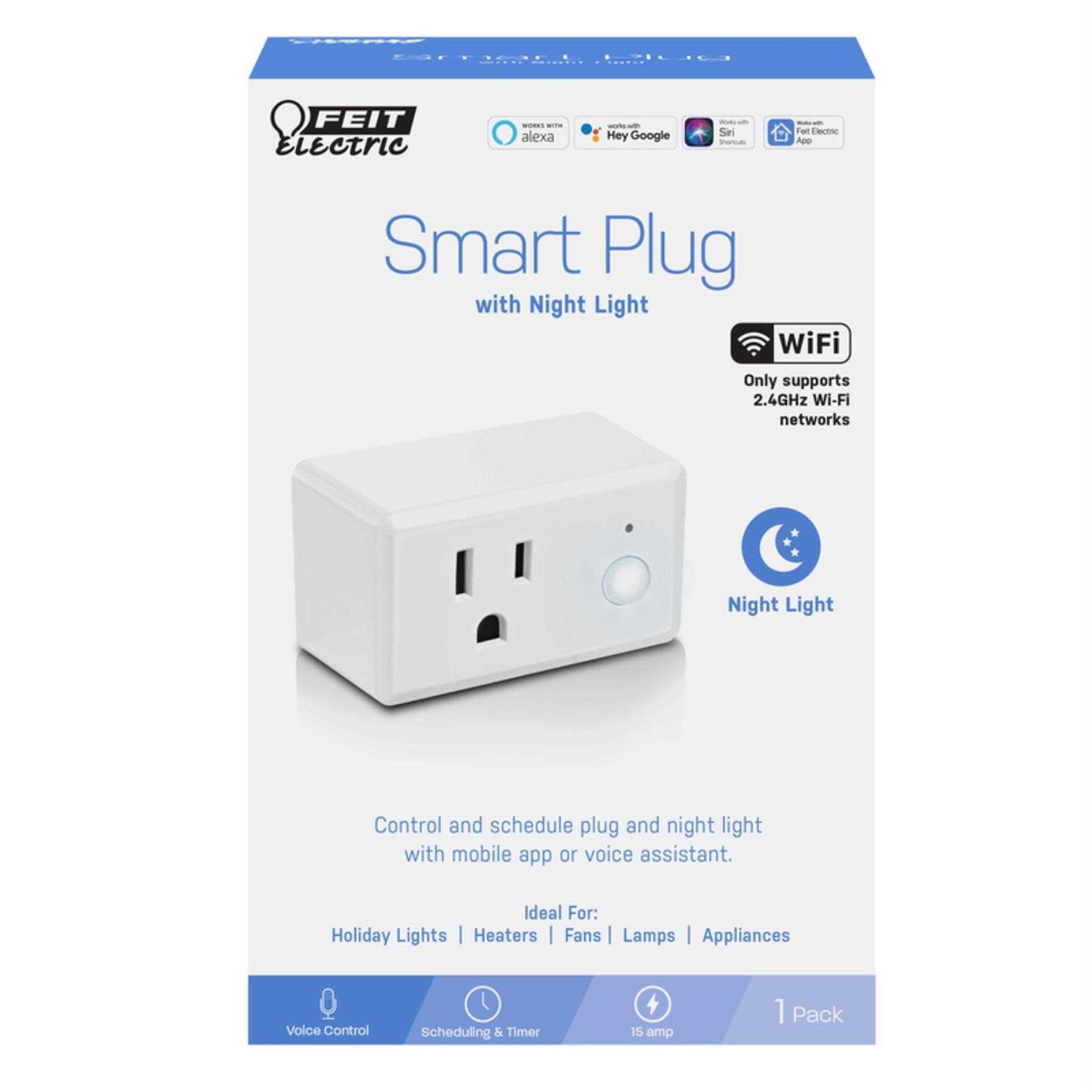 Feit Electric Smart White Plug with Night Light PLUG/NL/WIFI - Cheap Fitting